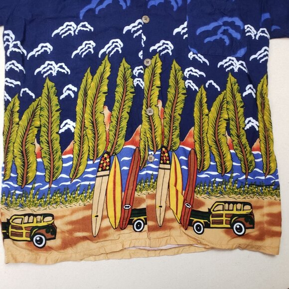 Banana Split Men's Short Sleeve Hawaiian Shirt Sz XL EXCELLENT CONDITION!!! - Picture 2 of 6